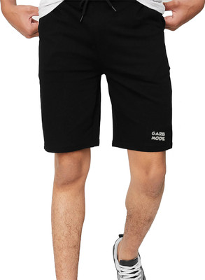 RareWeaves Short For Boys Casual Solid Polyester(Black, Pack of 1)