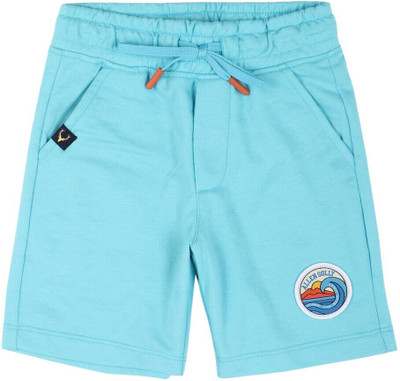 Allen Solly Short For Boys Casual Solid Pure Cotton(Blue, Pack of 1)