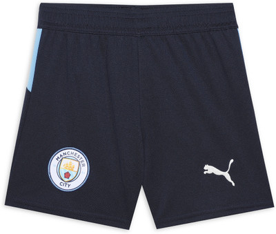 PUMA Short For Boys & Girls Sports Printed Polyester(Blue, Pack of 1)