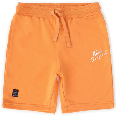 PROVOGUE Short For Boys Casual Printed Cotton Blend(Yellow, Pack of 1)