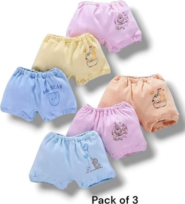 ketan Short For Baby Boys & Baby Girls Casual Printed Cotton Blend(Multicolor, Pack of 3)