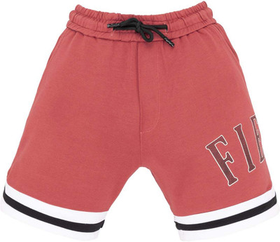 Status Quo Short For Boys Casual Graphic Print Polycotton(Pink, Pack of 1)