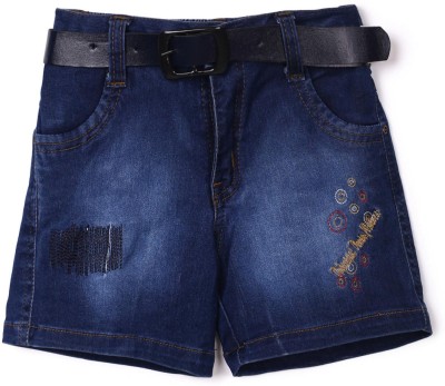 V-MART Short For Boys Casual Solid Pure Cotton(Dark Blue, Pack of 1)