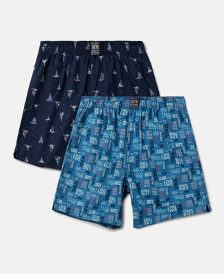 JOCKEY Short For Boys Casual Printed Pure Cotton(Multicolor, Pack of 2)