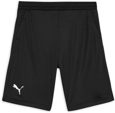 PUMA Short For Boys Sports Solid Polyester(Black, Pack of 1)
