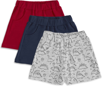 Pantaloons Baby Short For Boys Casual Printed Pure Cotton(Multicolor, Pack of 1)