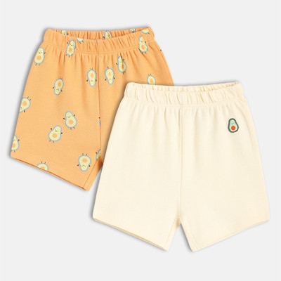 MINI KLUB Short For Baby Boys Casual Printed Pure Cotton(Multicolor, Pack of 2)