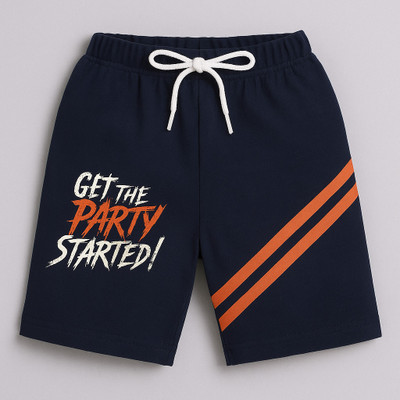 CUTOPIES Short For Boys Casual Graphic Print Cotton Blend(Multicolor, Pack of 1)