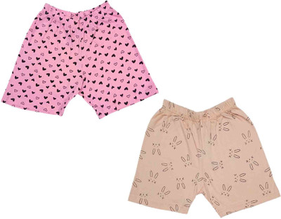 Kavyu Short For Boys Casual Printed Cotton Blend(Multicolor, Pack of 3)