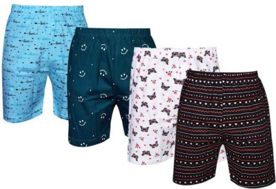 WIN 2 Short For Baby Boys & Baby Girls Casual Printed Cotton Blend(Multicolor, Pack of 2)