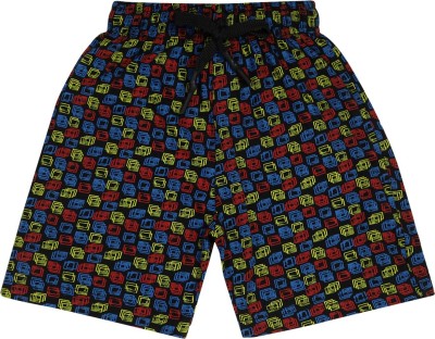 Dyca Short For Boys Casual Printed Pure Cotton(Multicolor, Pack of 1)