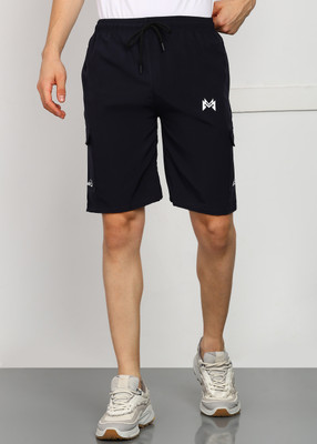 mank D Short For Boys & Girls Sports Printed Polyester(Multicolor, Pack of 1)