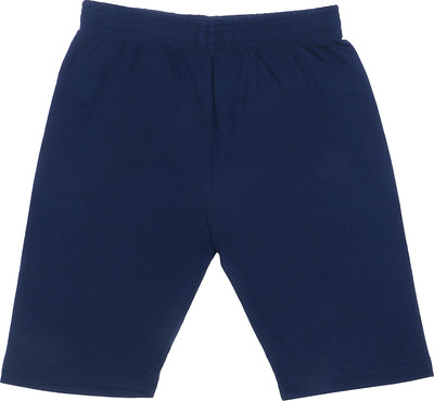 FASHA Short For Boys & Girls Casual Solid Cotton Blend(Blue, Pack of 1)