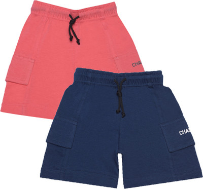Dollar Champion Kids Short For Boys Casual Solid Pure Cotton(Multicolor, Pack of 2)