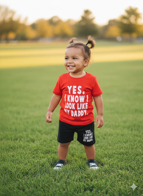 kids choice Short For Boys & Girls Party Self Design Pure Cotton(Black, Pack of 1)