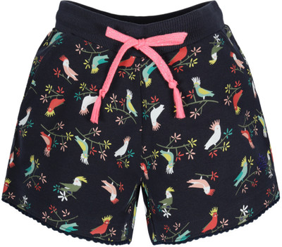Plum Tree Short For Girls Casual Printed Pure Cotton(Dark Blue, Pack of 1)