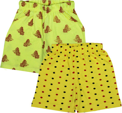MYO Short For Boys & Girls Casual Printed Pure Cotton(Multicolor, Pack of 2)