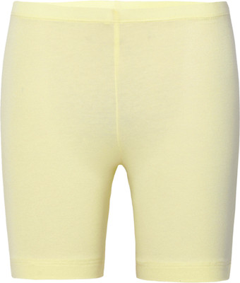 Charm n Cherish Short For Girls Casual Solid Cotton Blend(Pink, Pack of 1)