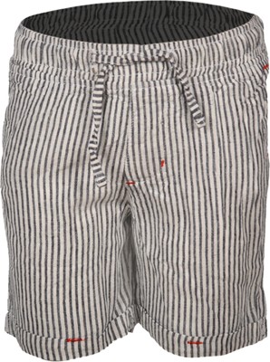 Rad prix Short For Boys Casual Striped Pure Cotton(Grey, Pack of 1)