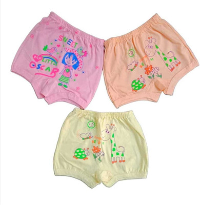 Gudheniya Enterprises Short For Baby Boys & Baby Girls Casual Printed Cotton Blend(Multicolor, Pack of 3)