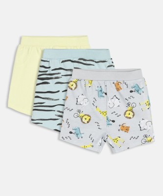 MINI KLUB Short For Baby Boys Casual Self Design Pure Cotton(Multicolor, Pack of 3)