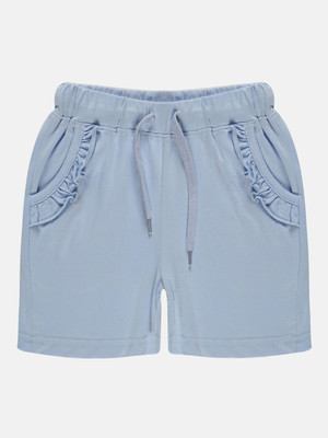 KiddoPanti Short For Boys Casual Solid Pure Cotton(Blue, Pack of 1)