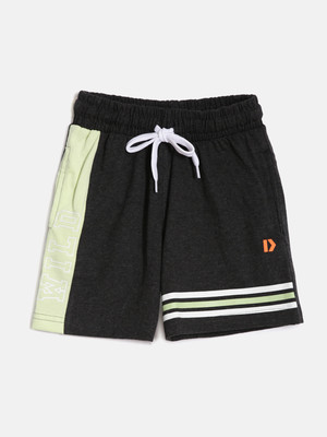 Dixcy Scott Originals Short For Boys Casual Striped Cotton Blend(Grey, Pack of 1)