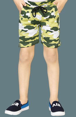 Billion Short For Boys Casual Printed Hosiery(Green, Pack of 1)