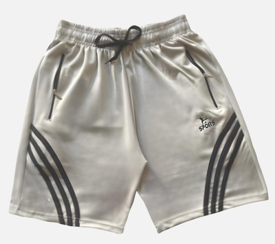 Ticoss Short For Boys Casual Striped Polyester(Grey, Pack of 1)