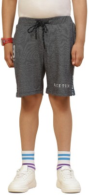 MONTE CARLO Short For Boys Casual Printed Cotton Blend(Dark Blue, Pack of 1)