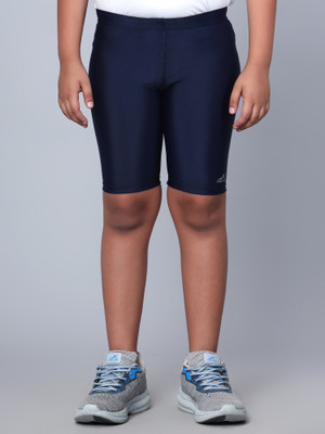VECTOR X Short For Boys Casual Solid Polyester(Dark Blue, Pack of 1)