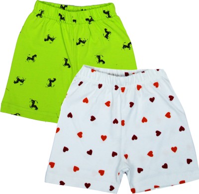 DIAZ Short For Boys & Girls Casual Printed Pure Cotton(Multicolor, Pack of 2)