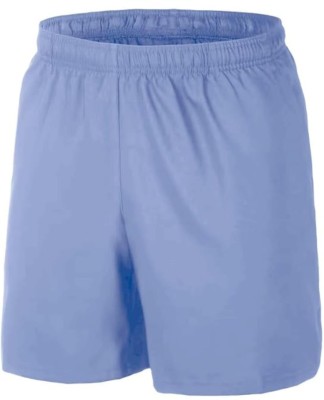 THE BLAZZE Short For Boys Casual Solid Polyester(Light Blue, Pack of 1)