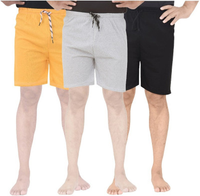 IRCON Short For Boys Casual Self Design Pure Cotton(Multicolor, Pack of 3)