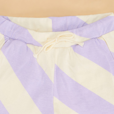 Pantaloons Junior Short For Girls Casual Printed Pure Cotton(Purple, Pack of 1)