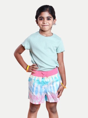 Rad prix Short For Girls Casual Dyed/Washed Pure Cotton(White, Pack of 1)