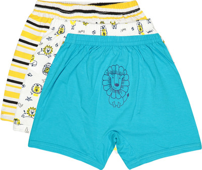 BodyCare Short For Baby Boys Casual Printed Pure Cotton(Multicolor, Pack of 3)