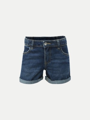 Rad prix Short For Boys Casual Solid Denim(Blue, Pack of 1)