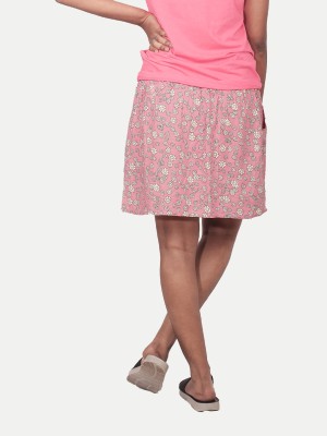 Rad prix Short For Girls Casual Printed Pure Cotton(Pink, Pack of 1)