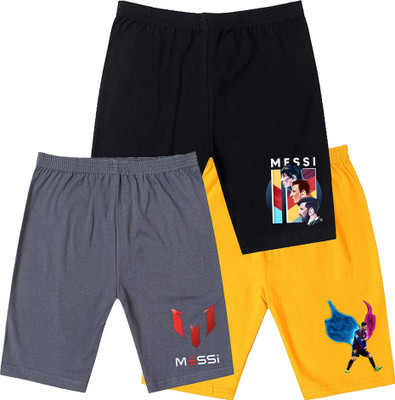 Teeglee Short For Baby Boys Casual Printed Pure Cotton(Multicolor, Pack of 3)