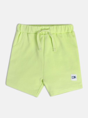 MINI KLUB Short For Baby Boys Casual Solid Pure Cotton(Green, Pack of 1)