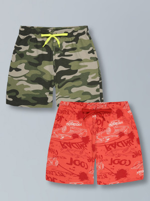 Plum Tree Short For Boys Casual Solid Pure Cotton(Multicolor, Pack of 2)