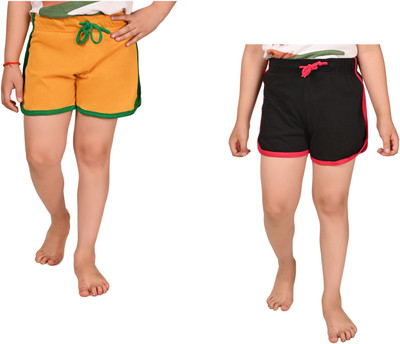 IndiWeaves Short For Boys Casual Solid Pure Cotton(Multicolor, Pack of 2)