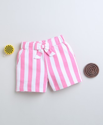 BUMZEE Short For Girls Casual Printed Hosiery(Pink, Pack of 1)