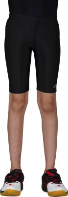 VECTOR X Short For Boys Casual Solid Polyester(Black, Pack of 1)