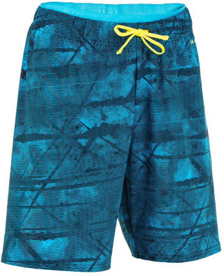 NSUN NABAIJI Short For Boys Casual Printed Polyester(Blue, Pack of 1)