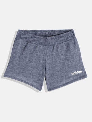 ADIDAS Short For Boys Sports Self Design Polyester(Grey, Pack of 1)