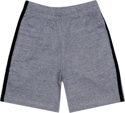 Dyca Short For Boys Casual Solid Cotton Blend(Grey, Pack of 1)