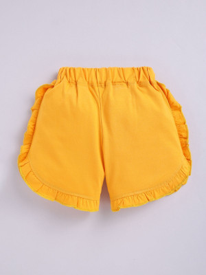 CERABI Short For Girls Casual Solid Pure Cotton(Multicolor, Pack of 2)