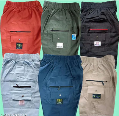 Fragment Boys & Girls Casual Capri Shorts(Multicolor)